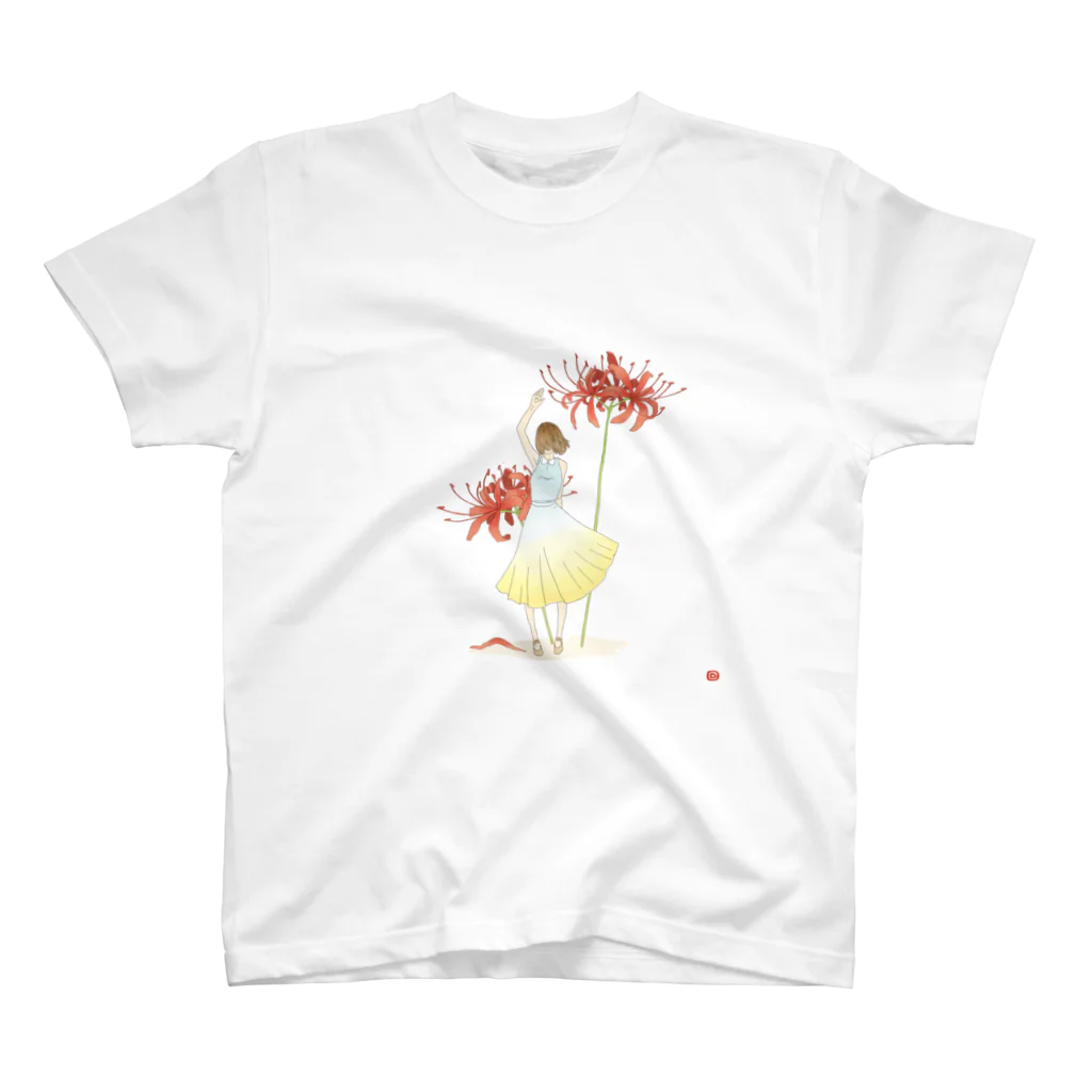 D_desillustのpoizenflower スタンダードTシャツ