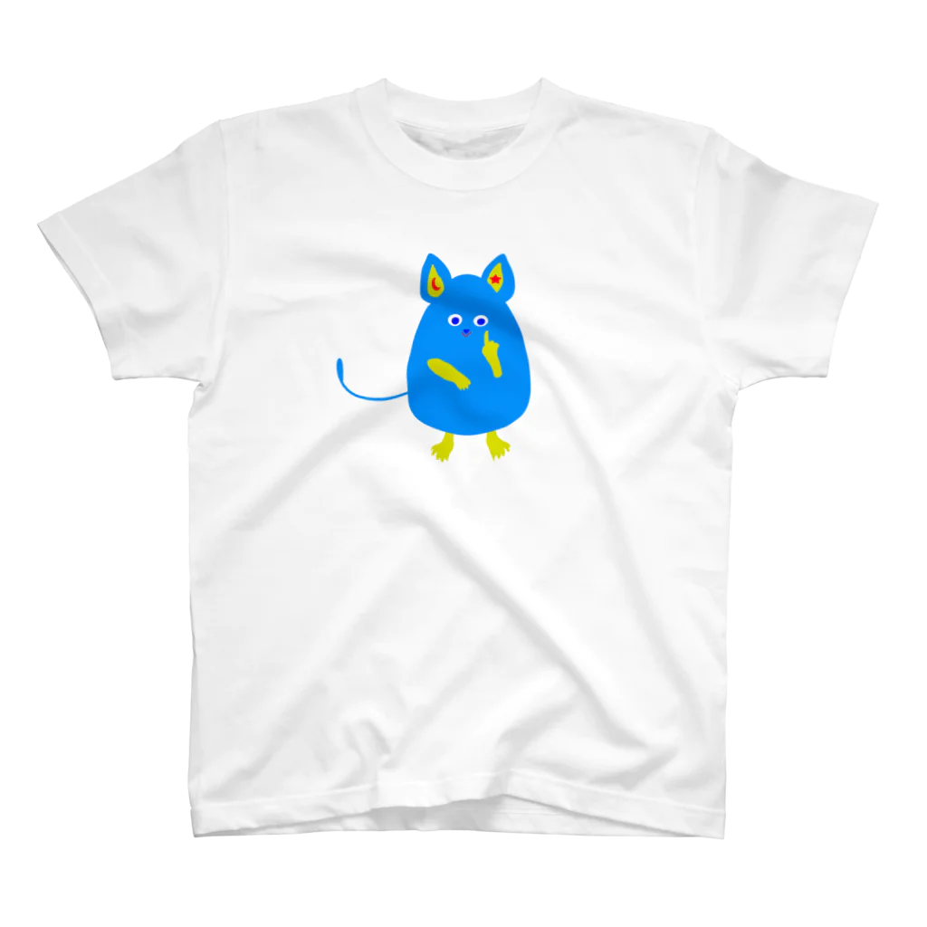 Qsarkのねずみのキャラクター スタンダードTシャツ