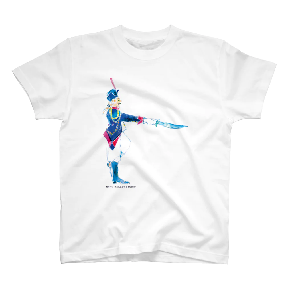 NAHO BALLET STUDIOの兵隊さん🗡 ロゴ付 スタンダードTシャツ