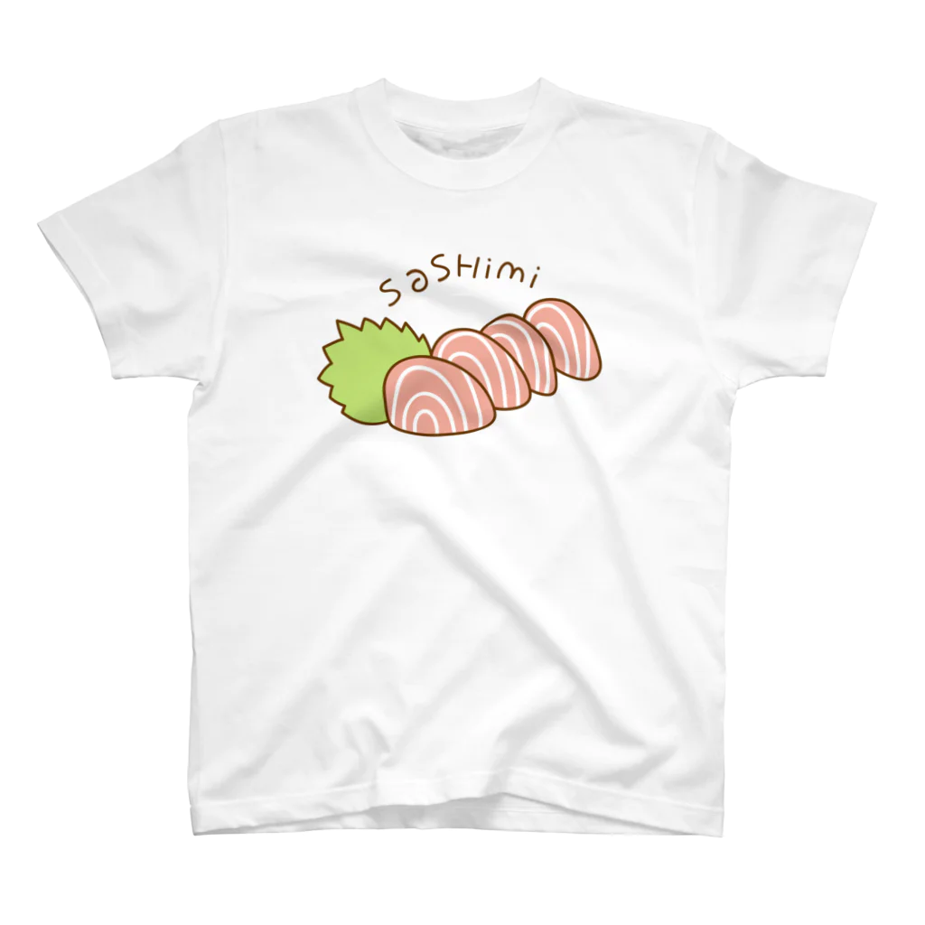 ちゃやまのSashimi-salmon スタンダードTシャツ