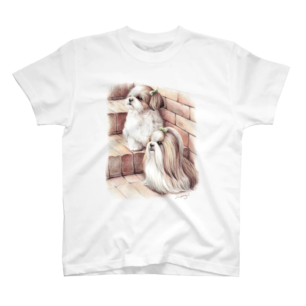 Momojiの犬画のシーズー33 Regular Fit T-Shirt