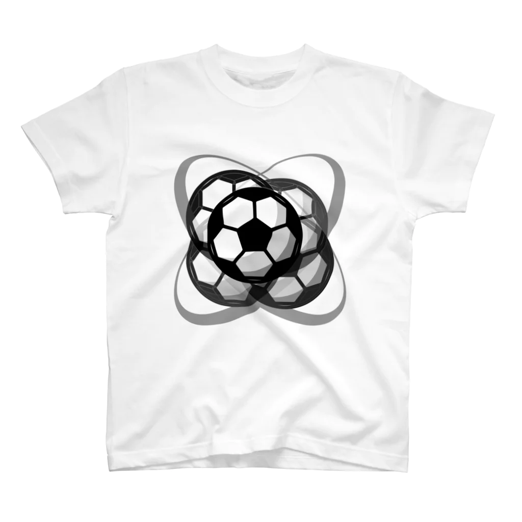 torifuのサッカーボール(ブレ球) スタンダードTシャツ