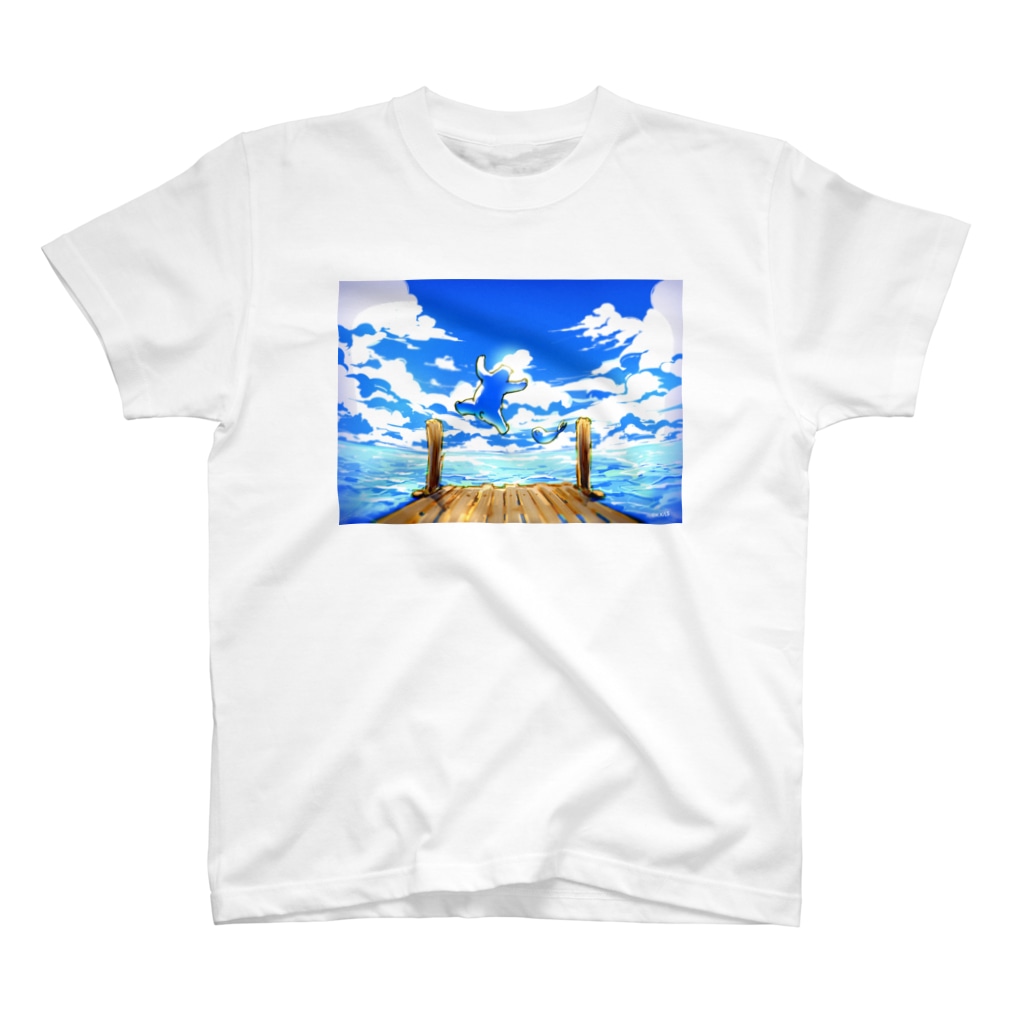 恋するシロクマ公式のTシャツ（ダイブ） Regular Fit T-Shirt