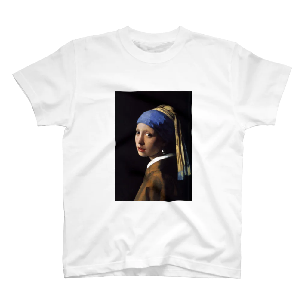 Cait Sithのフェルメール プリントT ／ 'GIRL WITH A PEARL EARRING' ART PRINT T Regular Fit T-Shirt