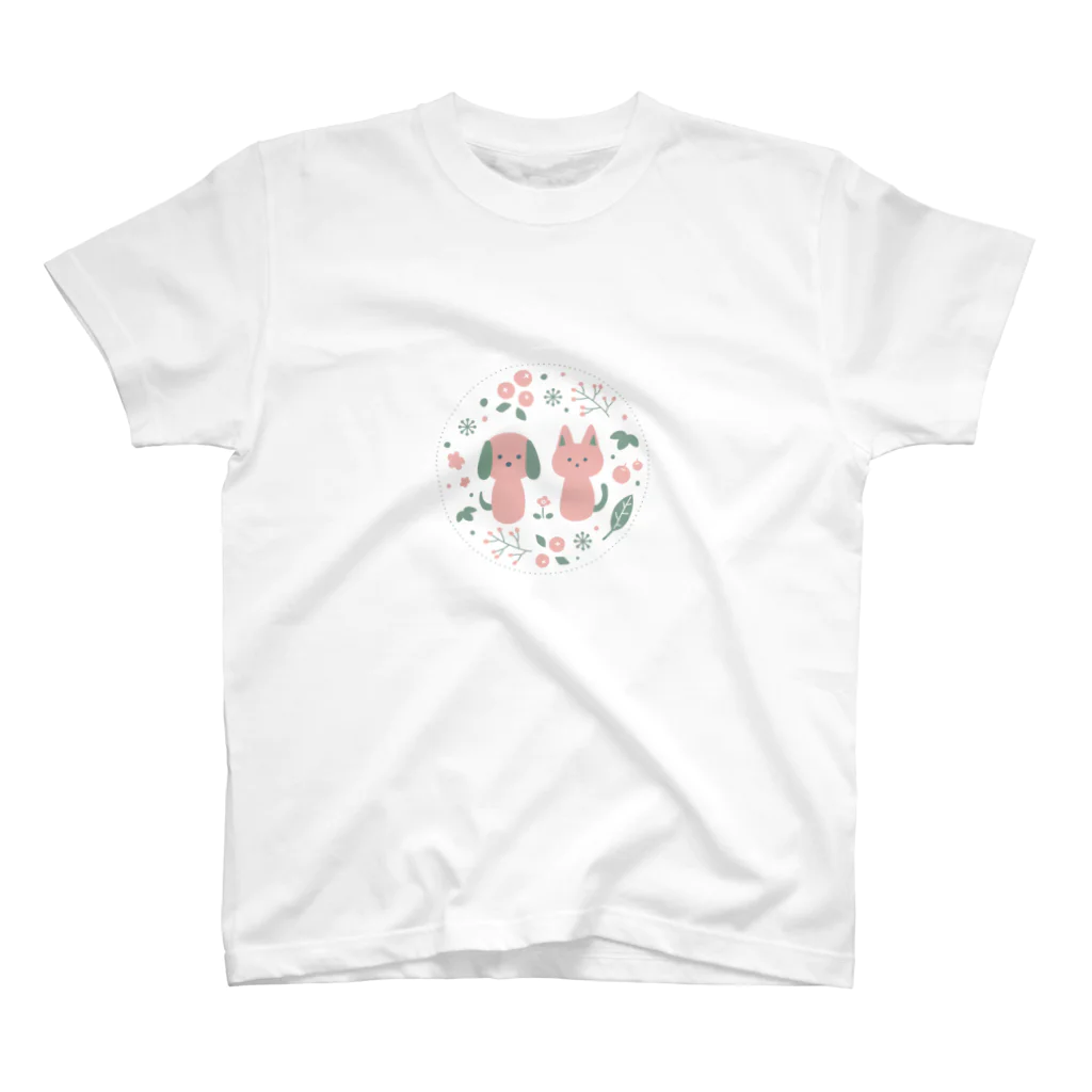 ゆきむらの北欧風わんにゃん Regular Fit T-Shirt