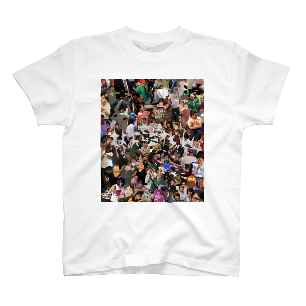 さよならミオちゃんのun official collage Regular Fit T-Shirt