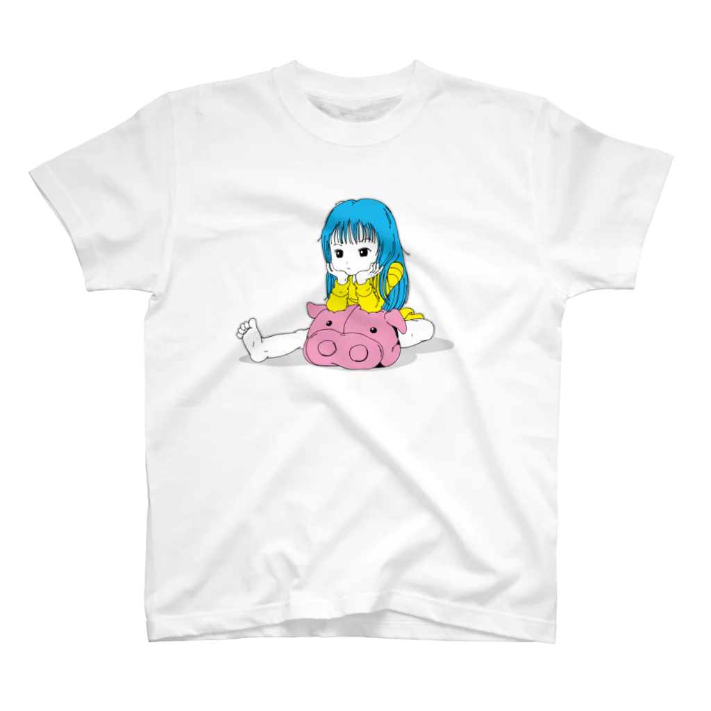 もちきんちョップのブーたれ子 Regular Fit T-Shirt