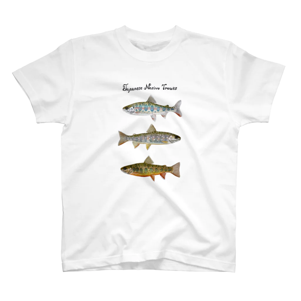 Ne56のJapanese Native Trouts スタンダードTシャツ