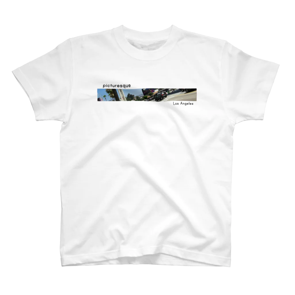 picturesqueのpicturesque Los Angeles1 Regular Fit T-Shirt