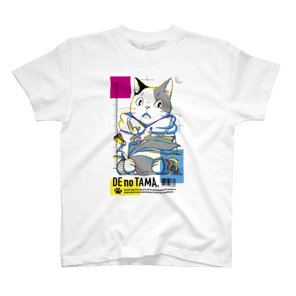 flip flapのDEnoTAMA スタンダードTシャツ