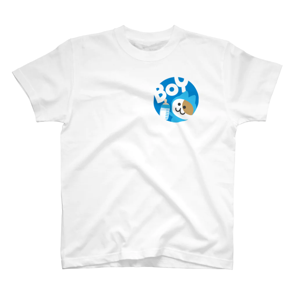 みつとんのねこ乳児ボーイ スタンダードTシャツ