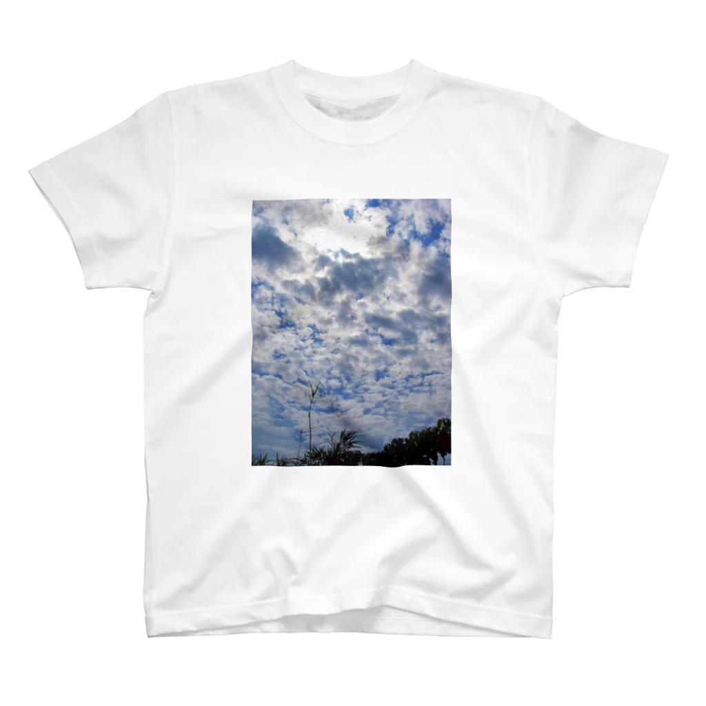 hiroki-naraの空と雲　DATA_P_124　sky　cloud Regular Fit T-Shirt