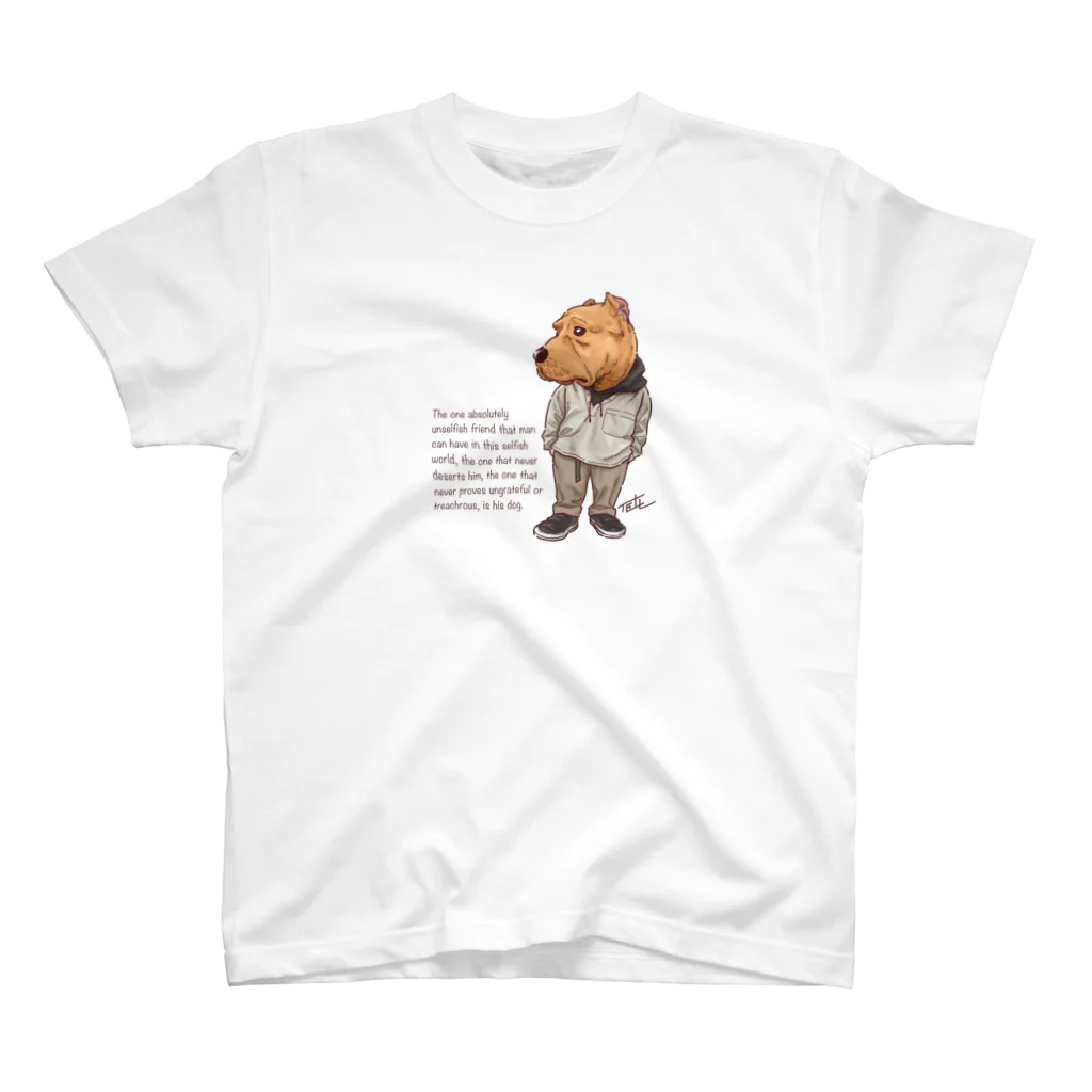 愛犬描処 プルーデンスのおしゃれピット スタンダードTシャツ