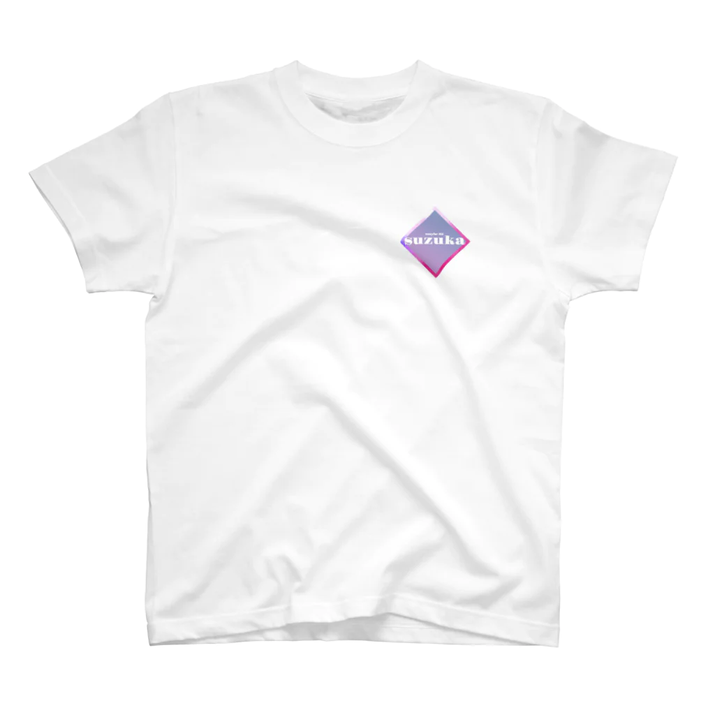 まるびすのMaybe me white color Regular Fit T-Shirt