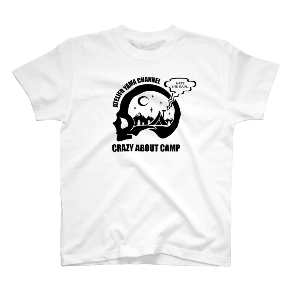 Atelier YAMA store -アトリエ ヤマ ストア-の【CRAZY ABOUT CAMP】ホワイト Regular Fit T-Shirt