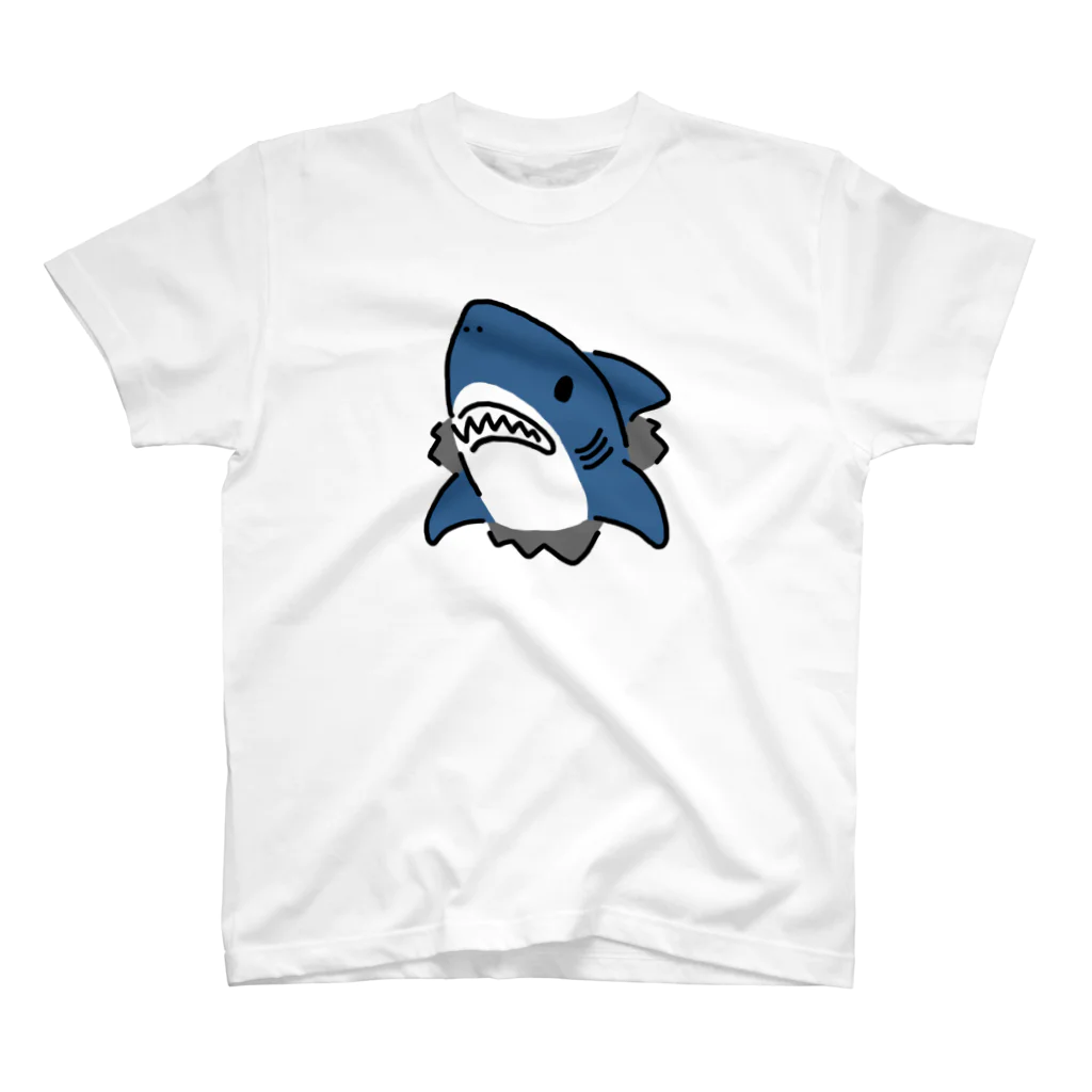サメ わりとおもいの突き破るサメ Regular Fit T-Shirt