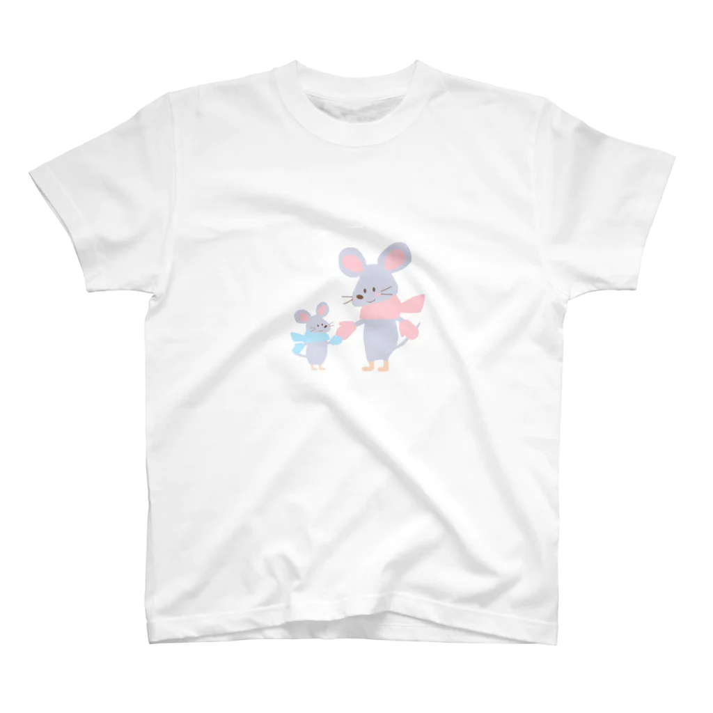 やたにまみこのema-emama『hold hands』 スタンダードTシャツ