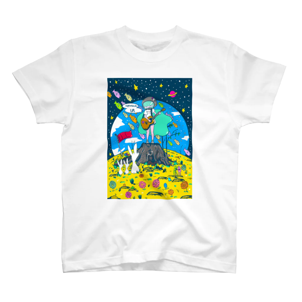 日本橋UPsの支援イラストフルカラーver. Regular Fit T-Shirt