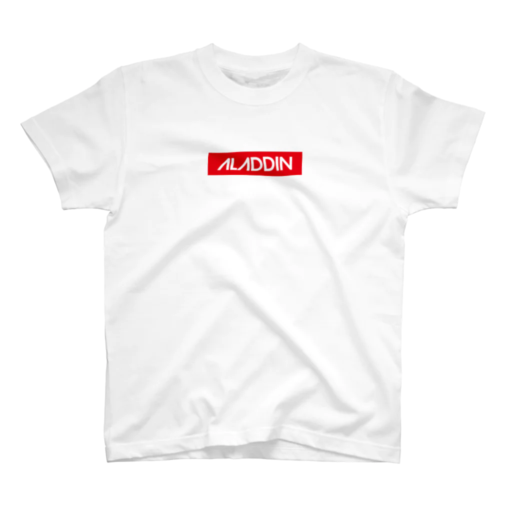 ALADDINのALADDIN LOGO RED Regular Fit T-Shirt