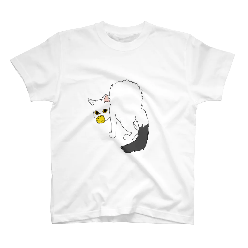 atelier rainyの盗み食いしっぽちゃん スタンダードTシャツ