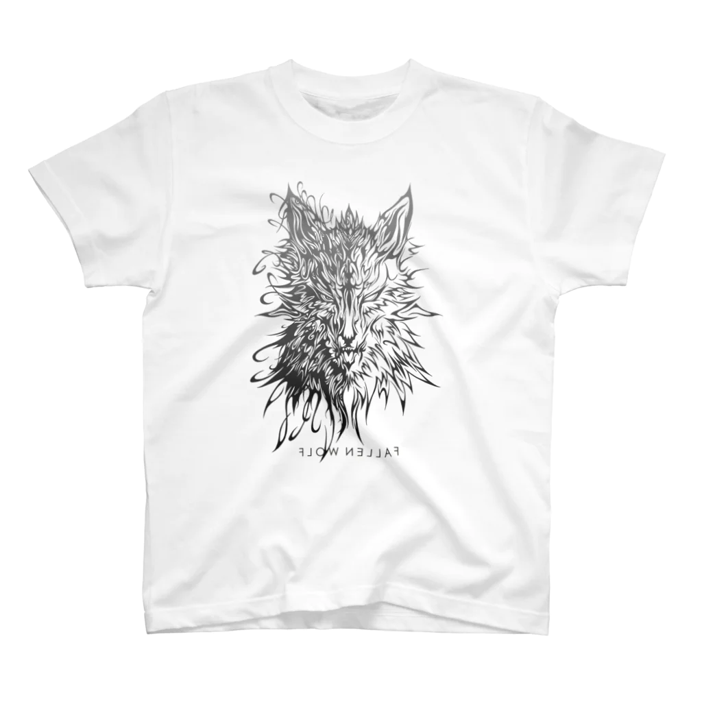 IBI-MATTER-のFALLEN WOLF Regular Fit T-Shirt