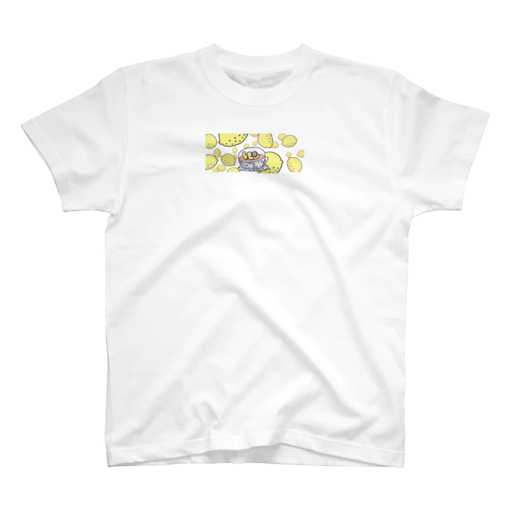 N子の絵日記の私はレモンティーが大好きです！(レモンシャワー) Regular Fit T-Shirt