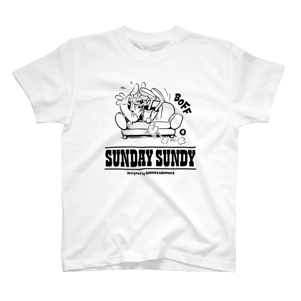 SUNDAYS GRAPHICSのSUNDAY SUNDY No.4 スタンダードTシャツ