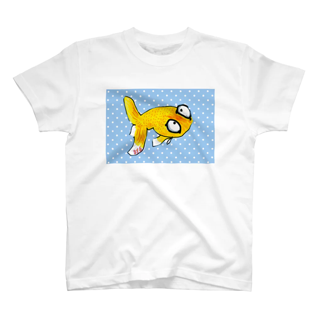 316(MIHIRO)の金魚の頂天眼ちゃん Regular Fit T-Shirt