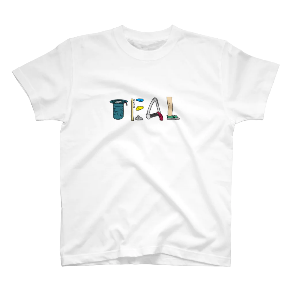ティールクライミング teal climbing のチャリティー ティールロゴ グリーン Regular Fit T-Shirt