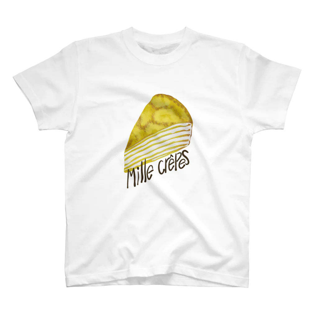 スロータイプ書店 Slowtype Booksのmille crepes ミルクレープ 075 スタンダードTシャツ