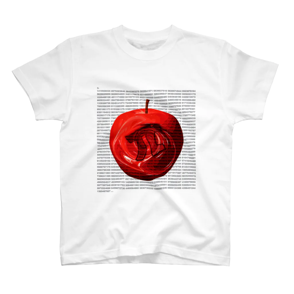 AURA_HYSTERICAのApple_Pi スタンダードTシャツ