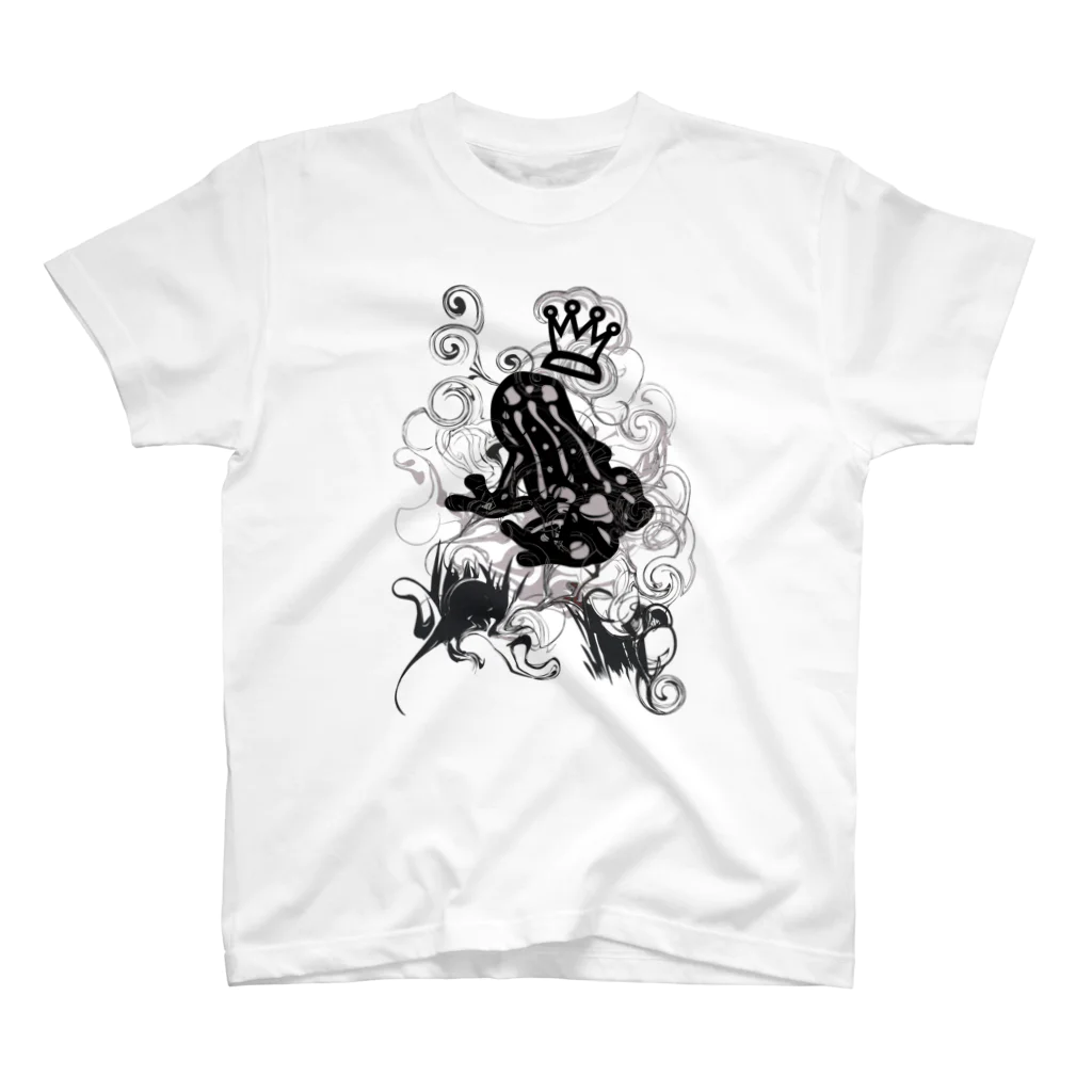 AURA_HYSTERICAのPoison_dart_frog スタンダードTシャツ