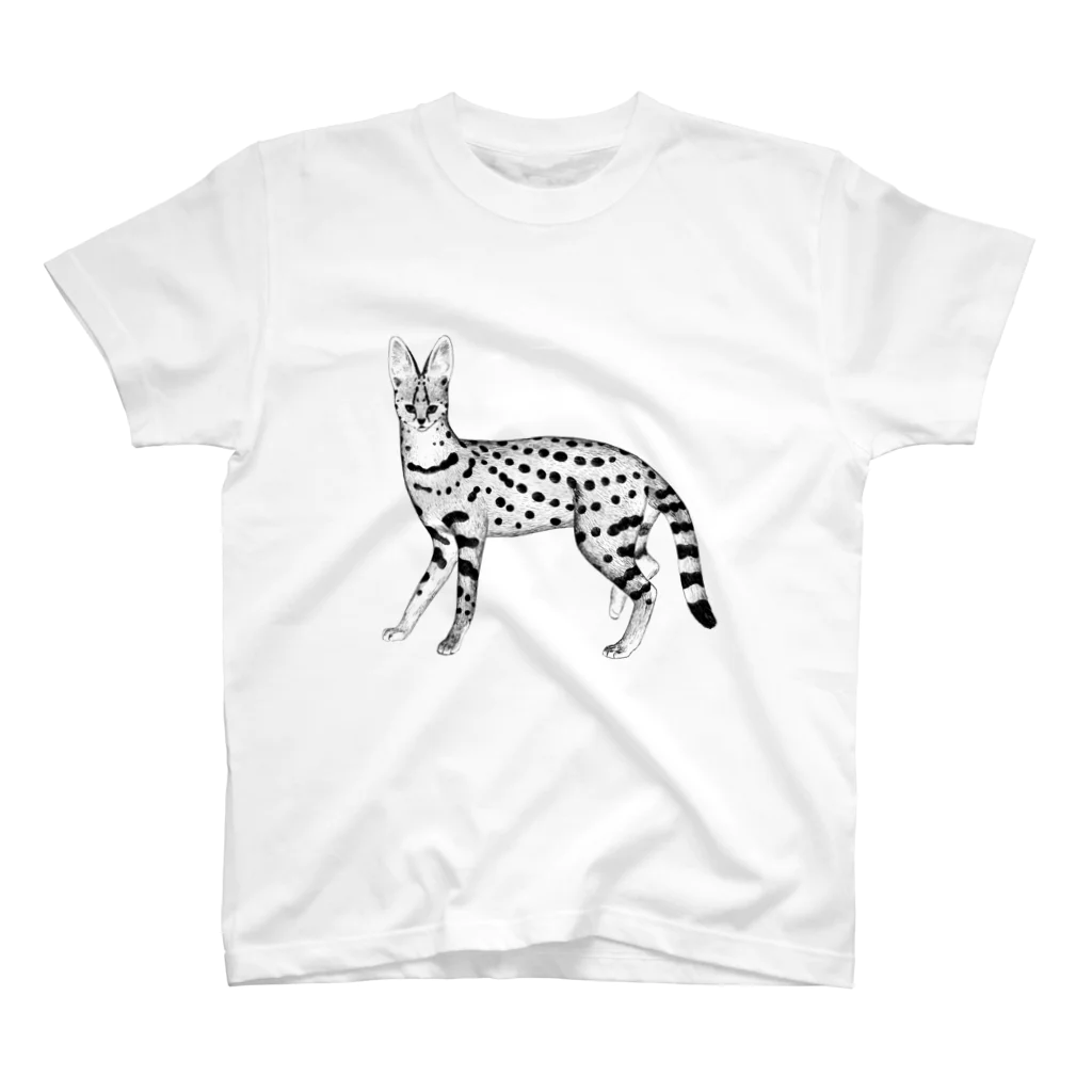 nebulianのサーバルキャットのグッズ スタンダードTシャツ