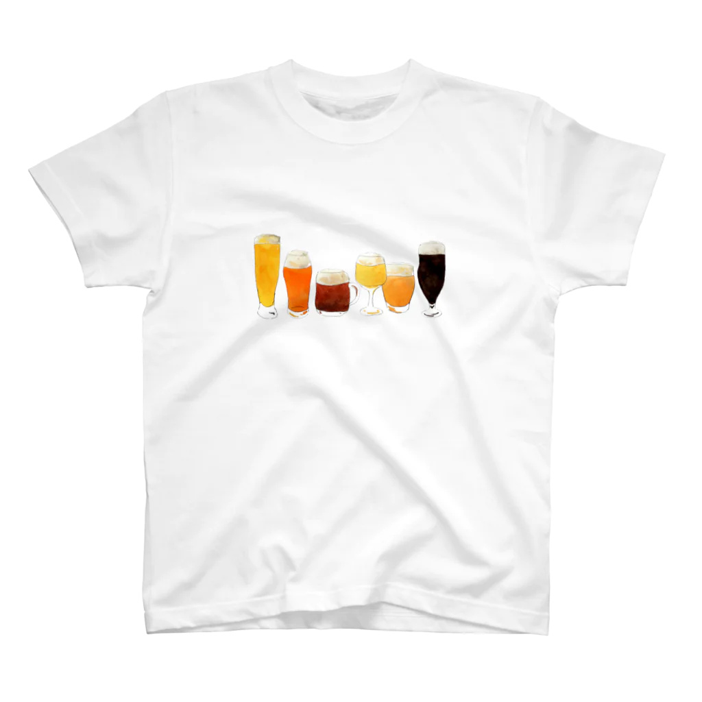 スズメの森のBeer！ Regular Fit T-Shirt