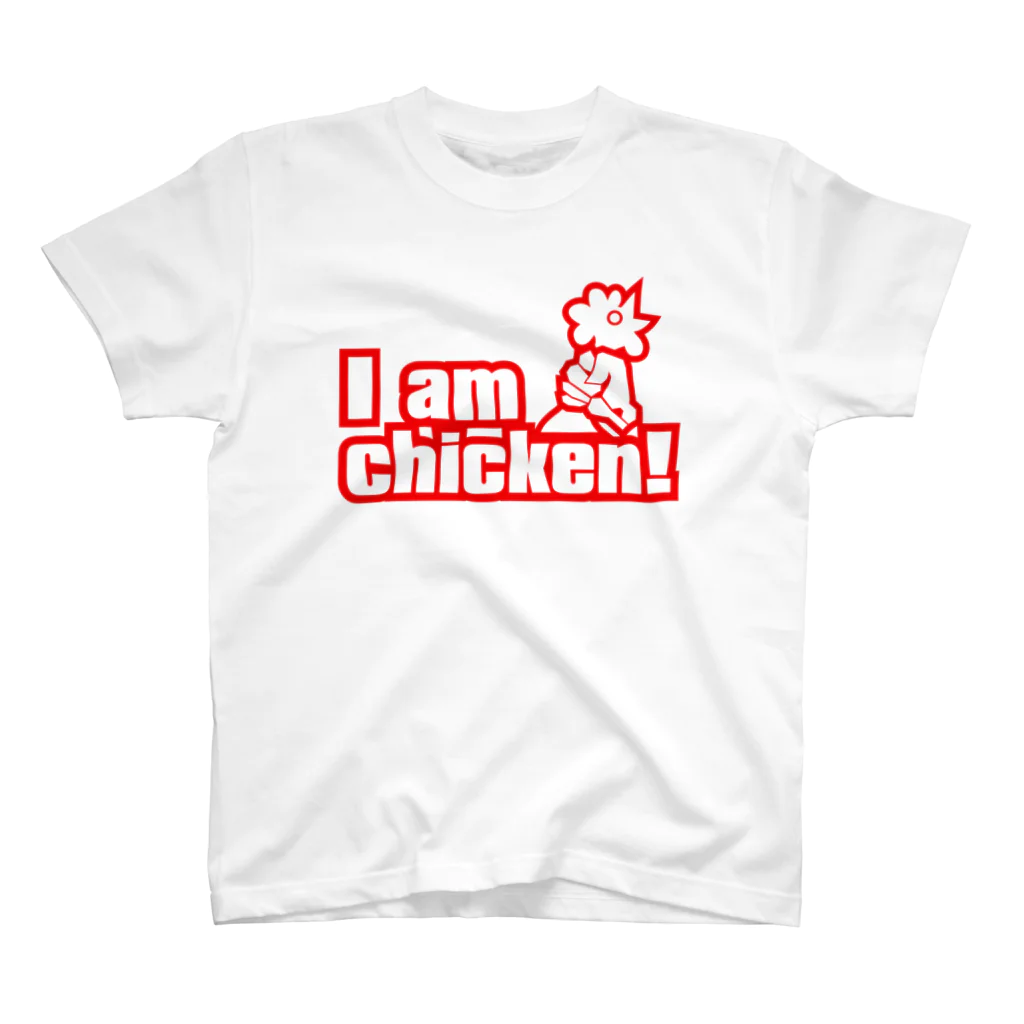 AURA_HYSTERICAのI_am_chicken! Regular Fit T-Shirt