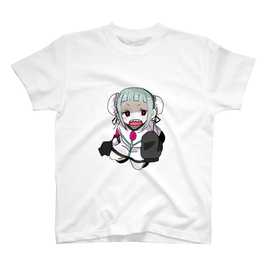 ヤスヲ退廃的ハイキョのおすわりぱんだちゃん スタンダードTシャツ