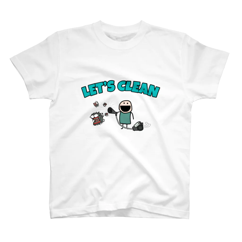 ametaphorのLet’s clean ,right now スタンダードTシャツ