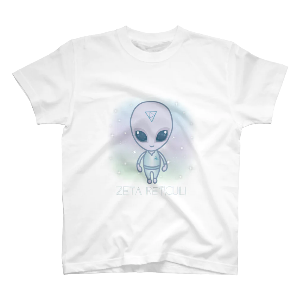 alpacca-creativeのZeta Reticuli（ゼータ・レチクル星人） スタンダードTシャツ