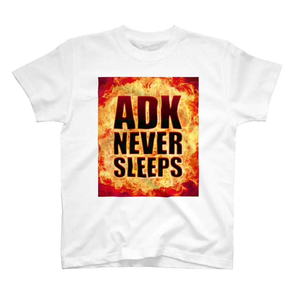 【仮想通貨】ADKグッズ専門店 のADK NEVER SLEEPS スタンダードTシャツ