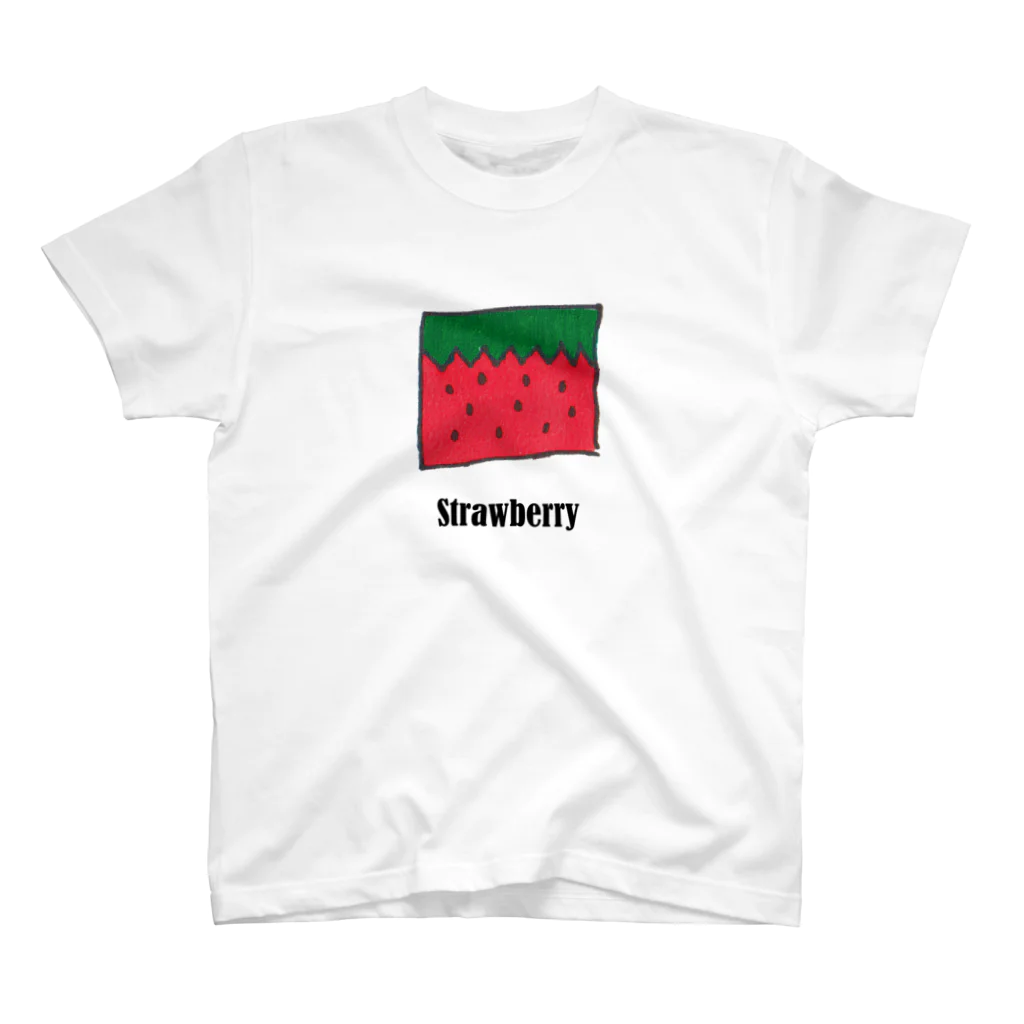 ももたくんのなんちゃってStrawberry Regular Fit T-Shirt