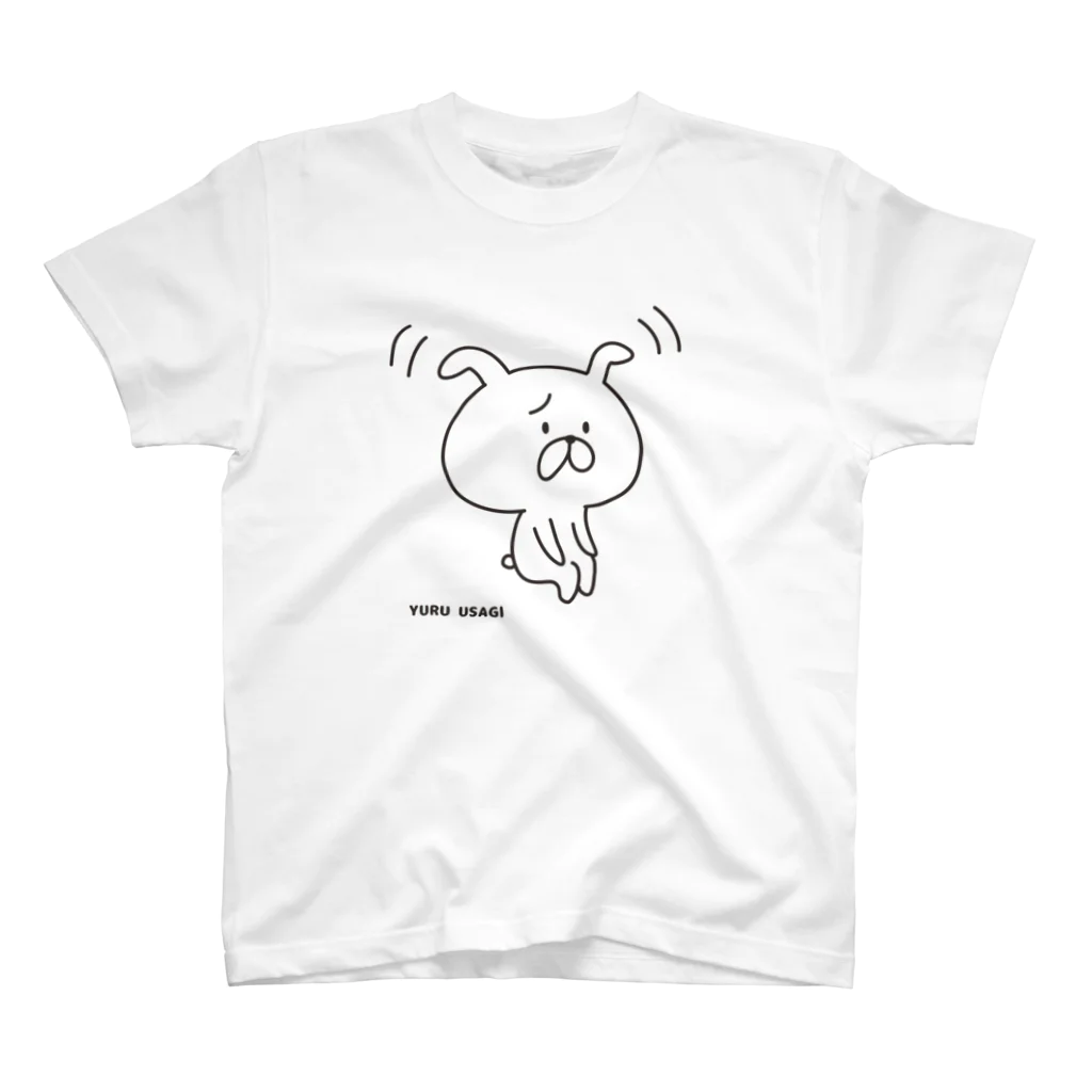 chococo_yuruusagiのゆるうさぎ　しょぼん スタンダードTシャツ