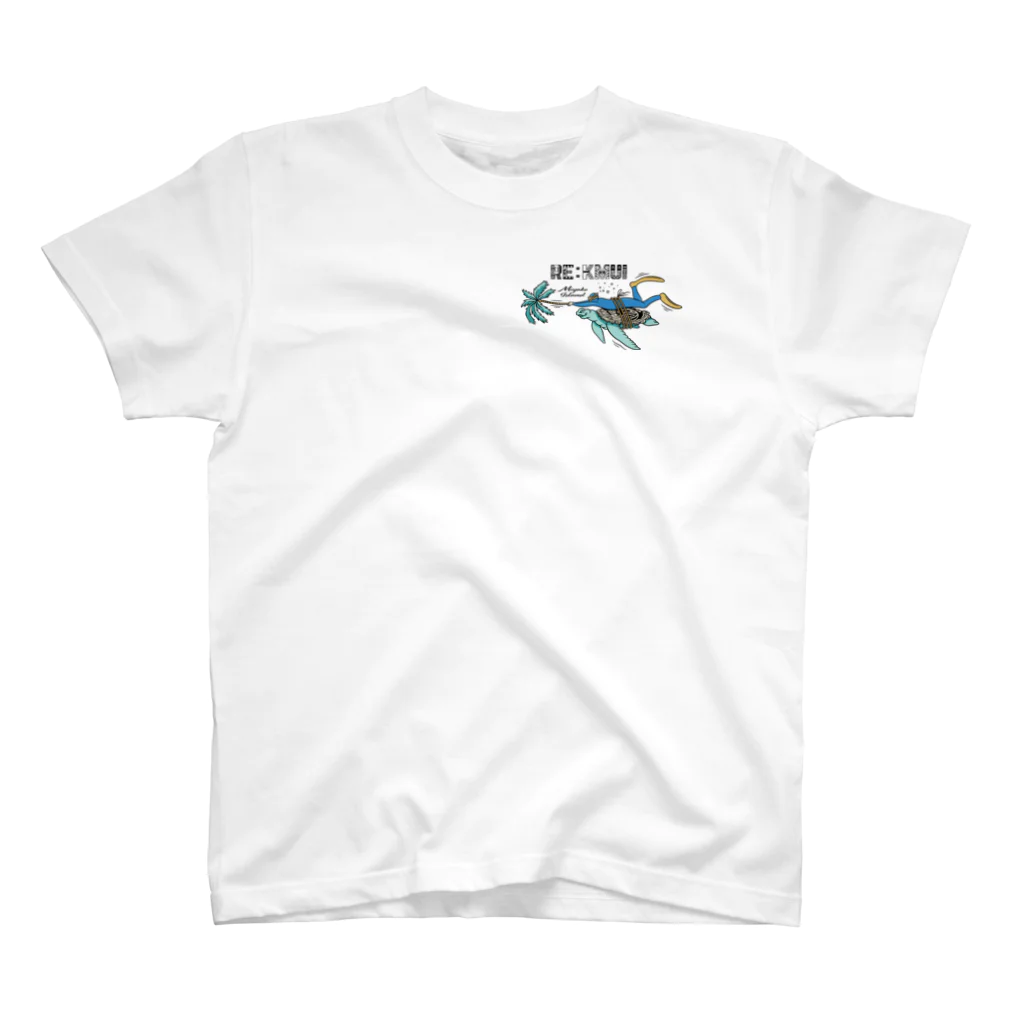 Re:kmui-レプンカムイ-のRe:kmui Relaxing Hunter 白T Regular Fit T-Shirt