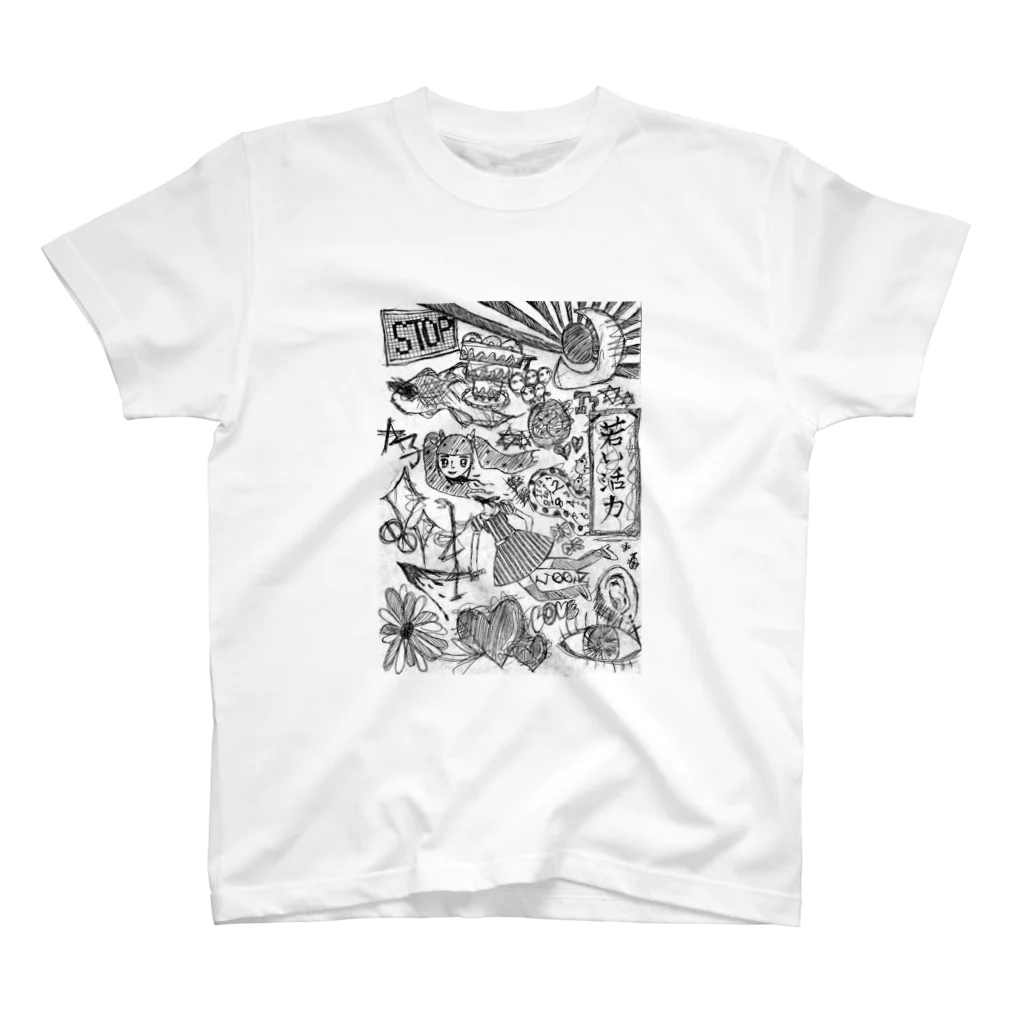 猫草くうの風の子元気の子 Regular Fit T-Shirt