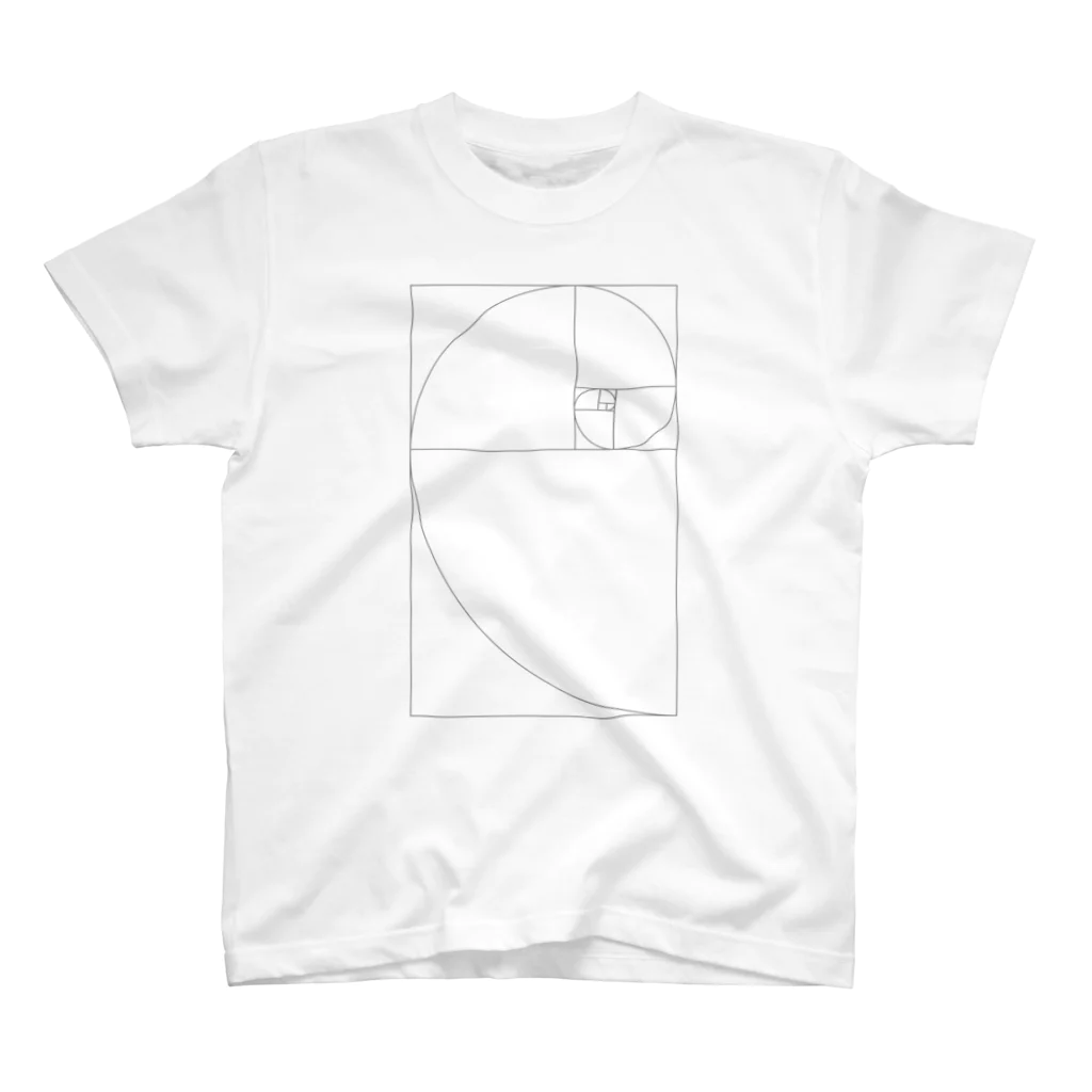 AURA_HYSTERICAのFibonacci_Blocks Regular Fit T-Shirt