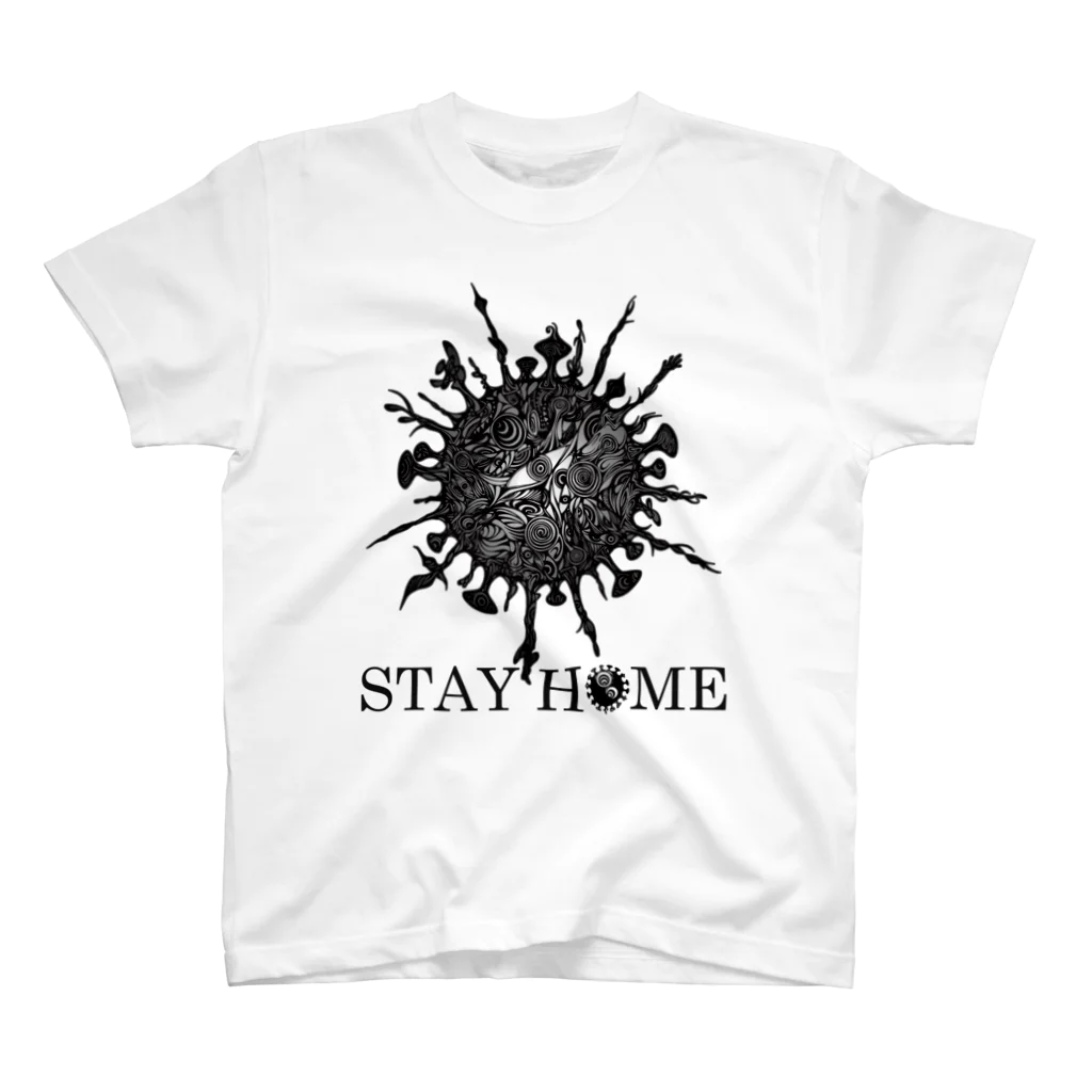 IBI-MATTER-のSTAY HOME -月蝕因子- Regular Fit T-Shirt