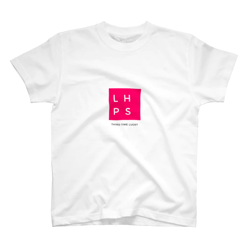 LHPSのLHPS ロゴ　PINK スタンダードTシャツ