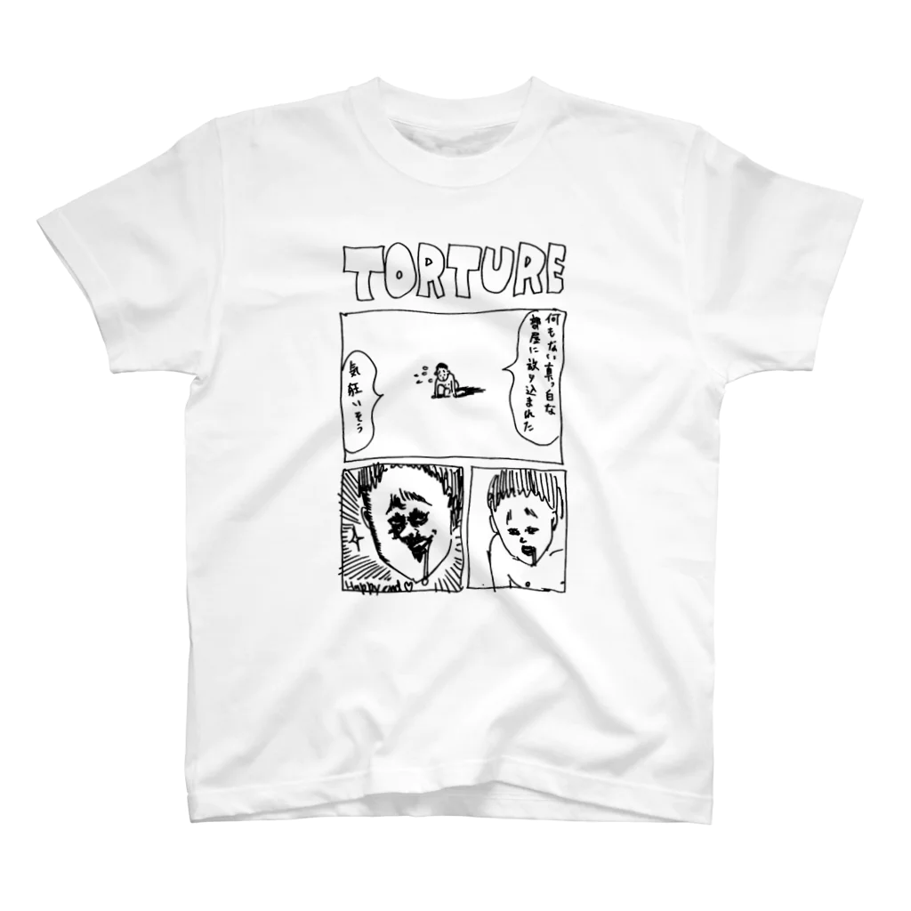 躁鬱くンのちょンの間の躁鬱漫画Tシャツ　TORTURE Regular Fit T-Shirt