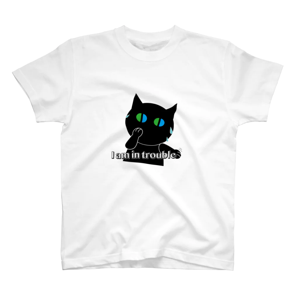 POPUP_KOBE_MARIKOの困った〜焦るねこ スタンダードTシャツ