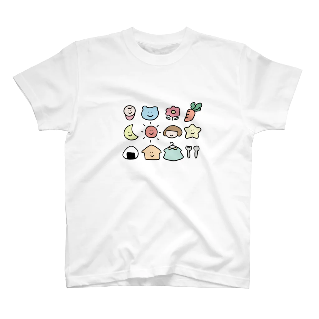 ぼぶこのぼぶこちゃんと仲間たち スタンダードTシャツ