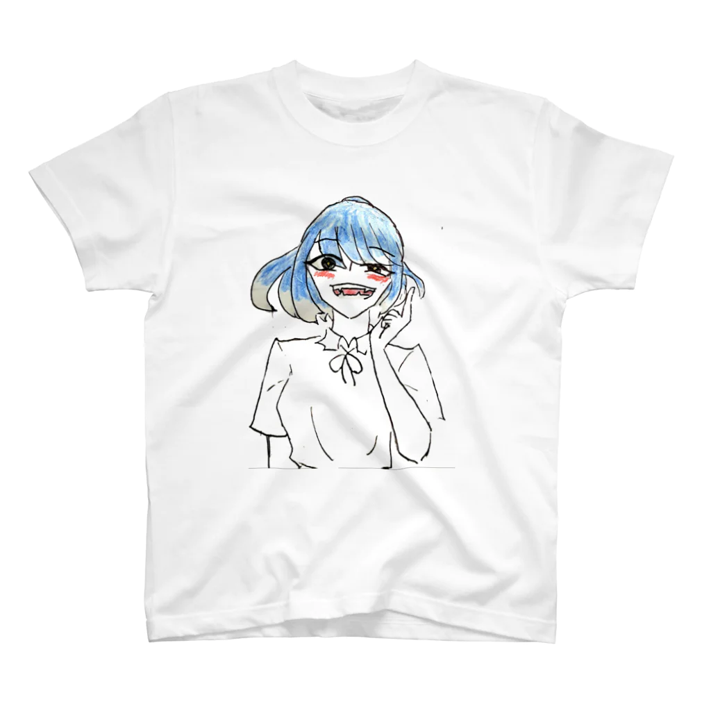 愛子の青髪女子ちゃん スタンダードTシャツ